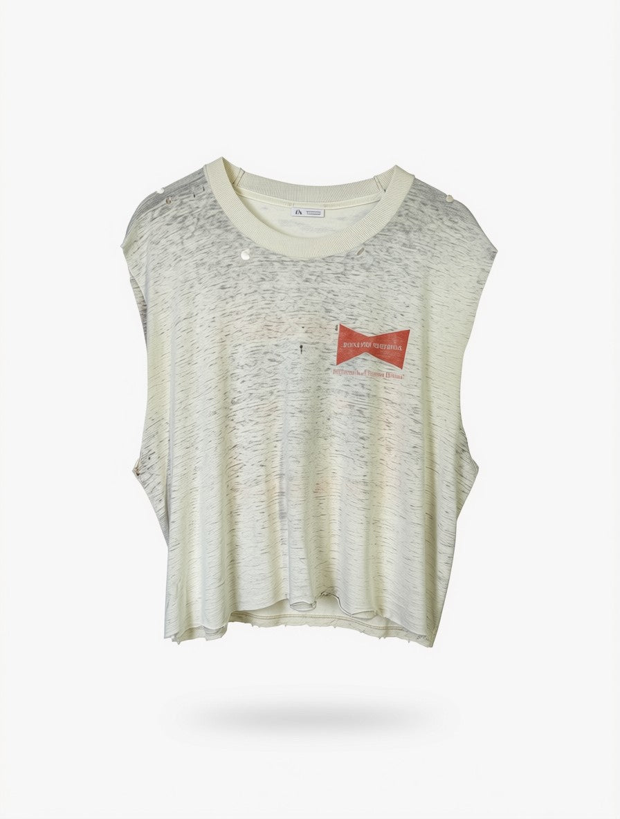 Vintage 80s pace U slub cotton cutoff