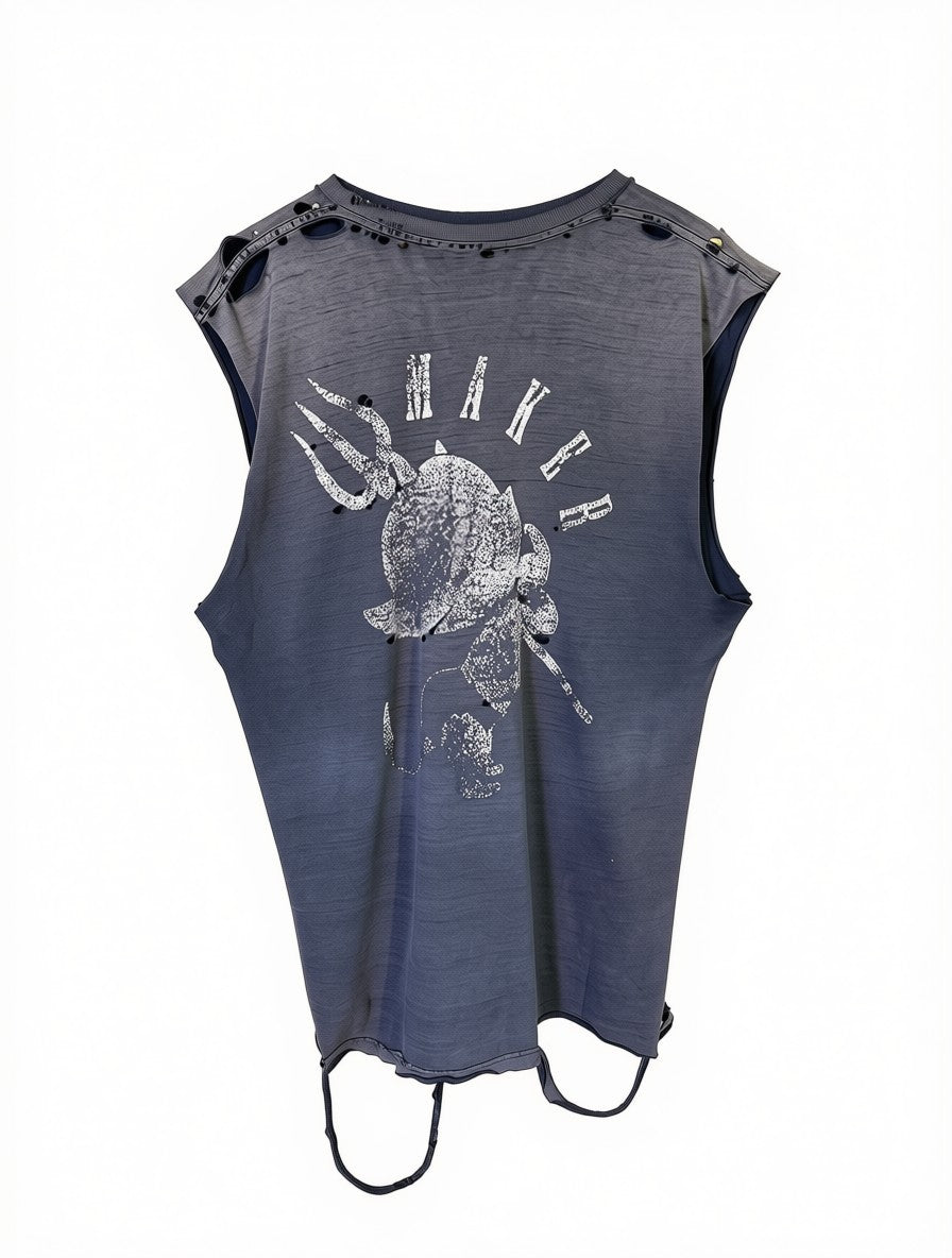 Vintage smoked out trouble maker cut off